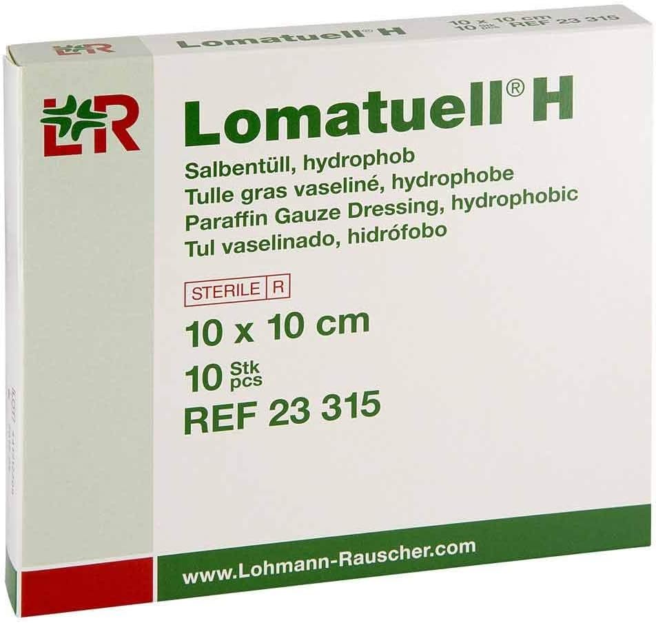 Lomatuell H 23315 Dressings, 10 cm x 10 cm (Pack of 10)