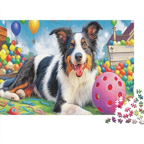 Puzzle de perro pastor ovejero de 1000 piezas: juego y decoración para tu salón