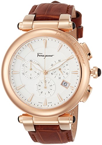 [サルヴァトーレフェラガモ] 腕時計 イディリオ シルバー文字盤 FCP050017 メンズ 並行輸入品 ブラウン