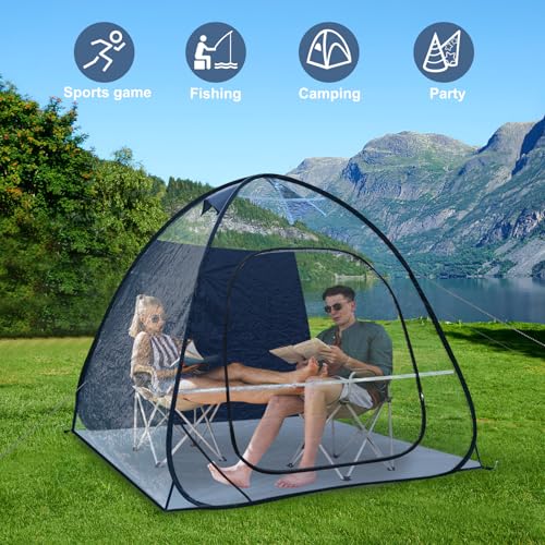 Carpa deportiva UNP para 3 personas con PVC transparente miniatura 4