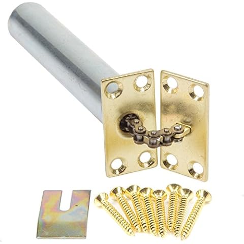 Brass Rectangular Concealed Door Closer with Fittings Cover