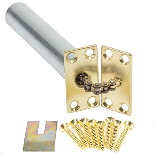 Brass Rectangular Concealed Door Closer