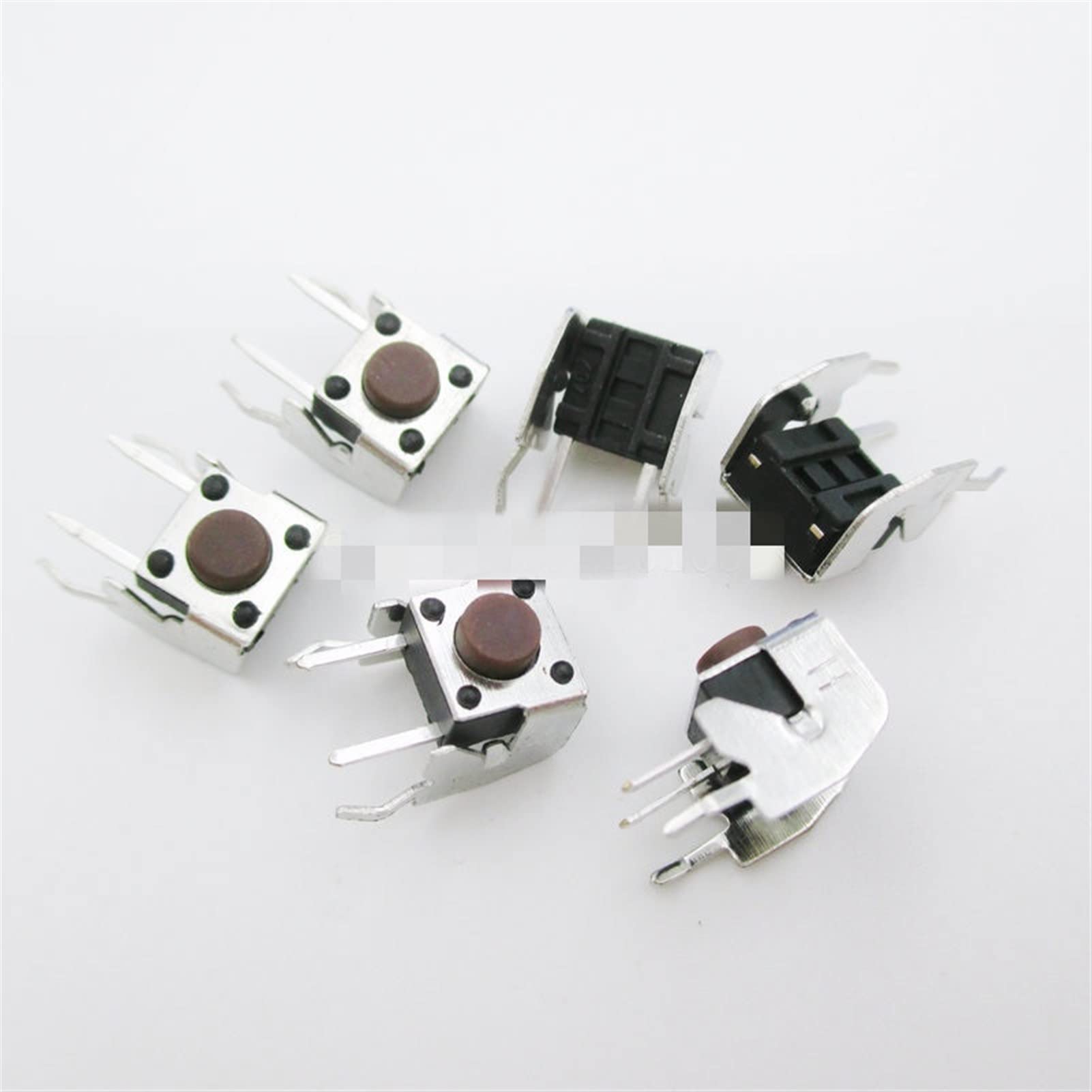 Interruptores de boton tactil de 4 pines con respuesta de clic limpio 6x6x5mm
