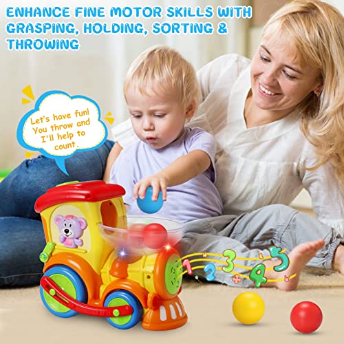 Crawling Baby Toys 6 To 12 Months Musical Train Infant Toys For Babies 3 6 8 9 10 18 Month Early Educational Toys For 1 2 3 Year Old Boys Girls Gift With Songs/Light/Wheels For Toddlers 0-6 3-6M #TOP2