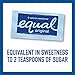 Equal Sugar Substitute Zero Calorie Sugar Alternative Sweetener Packets, 1000 Count