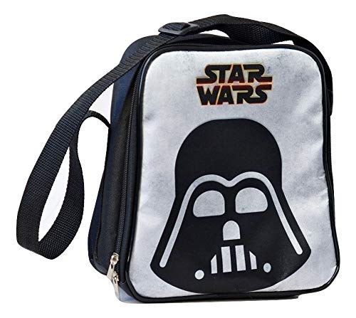 Mochila Darth Vader Rodinhas Lancheira Estojo Kit Satr Wars