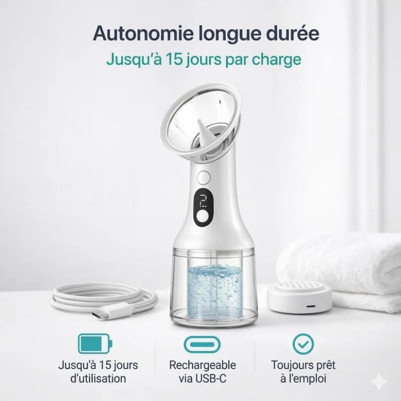 VeraSoin Nettoyeur d'Oreilles Pro, Nettoyeur Oreille, Aide Retirer Cire Hygiène Quotidienne (Blanc)
