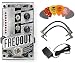 Digitech FREQOUT Natural Feedback Creator Pedal Bundle with 9V Power Supply, 2 Patch Cables and 6 Assorted Dunlop Picks
