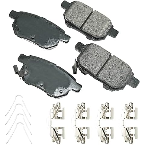 Akebono ACT1354B Ultra-Premium Ceramic Rear Disc Brake Pads Cover