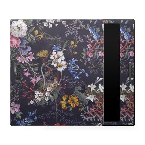 Tablet Skin Compatible with BOOX Go Color 7 (2024) - Midnight Blossom - Premium 3M Vinyl Protective Wrap Decal Cover - Easy to Apply | Crafted in The USA by MightySkins
