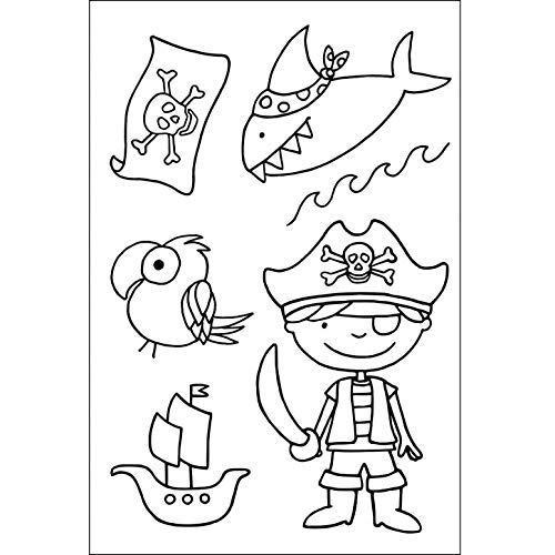 Efco Clear Stamps Fantasy A7 – Transparente Stempel Für Kartenbasteln, 74 X 105 Mm