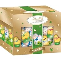 Lindt Mini Küken & Lamm Mix 200g | Edle Vollmilch-Schokolade in Frühlingsform | Süße Küken & Lämmchen im Osterdesign | Osterschokolade für Kinder & Erwachsene | Geschenkidee zu Ostern