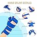 Resting Hand Splint, Stroke Hand Therapy Equipment, Hand Brace with Finger Support for Stroke Recovery Patients, Carpal Tunnel Syndrome, Arthritis, Tendinitis, Metacarpal Breaks (Large Left)