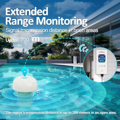 Testeur de salinité de piscine Wi-Fi pour corriger le pH et l'eau corrosive