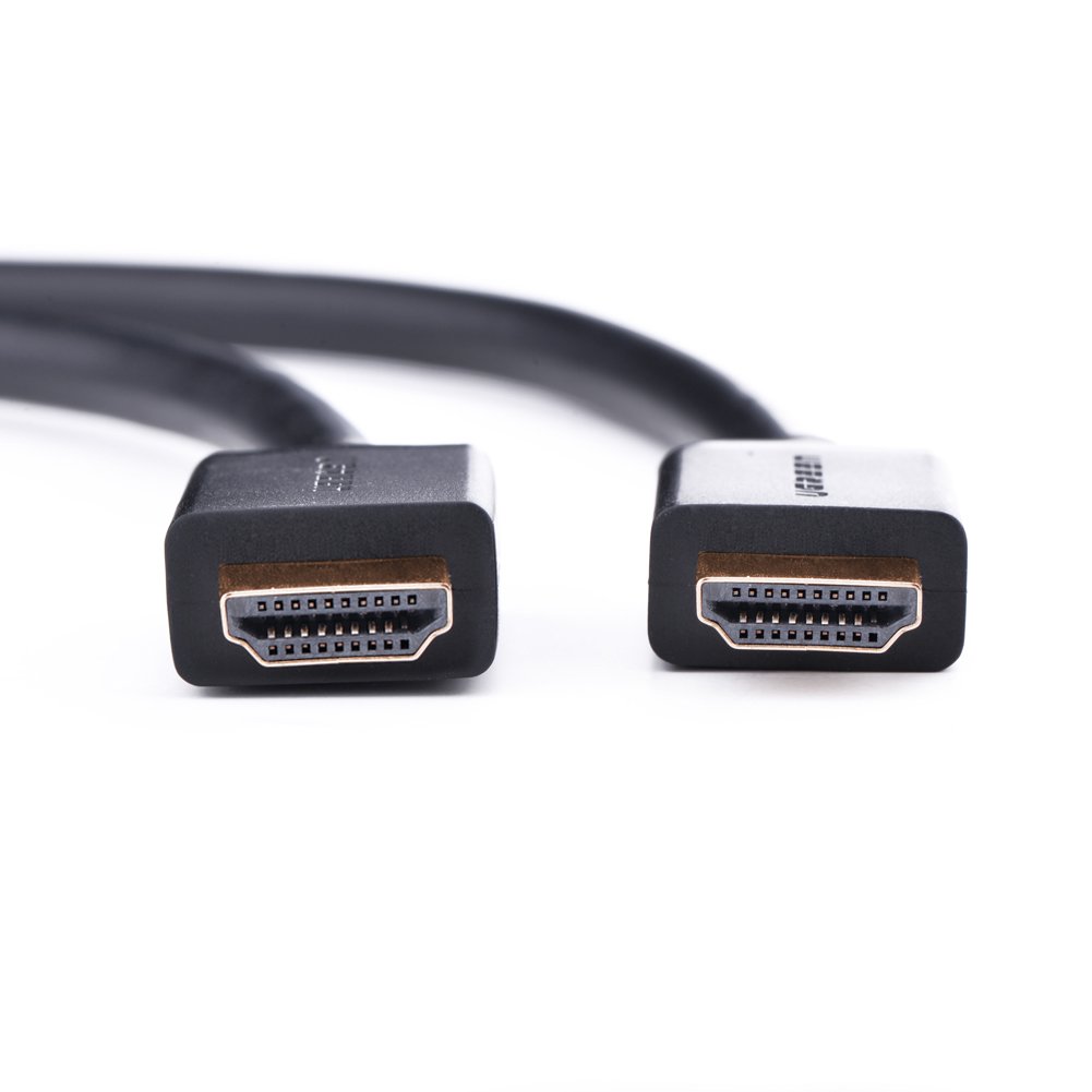 Ugreen UHD 4K Yüksek Hızlı Ethernet ve HDMI Kablosu, 2 Metre, Siyah