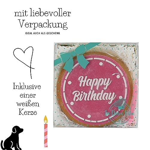 Bubba Rose Hundetorte, Torte, Kuchen, Geburtstagskuchen für Hunde, 10 cm Durchmesser, 150g