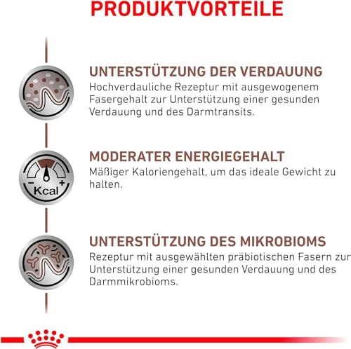 Royal Canin Veterinary Gastrointestinal Moderate Calorie | 4 kg | Trockenfutter für Katzen | Kann unterstützend bei gastrointestinalen Erkrankungen helfen | Hohe Akzeptanz