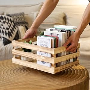 Large torched wood storage crates decorative set of 4 nesting wooden crates for display rustic farmhouse wooden storage container boxes made from 100 wood  urban country home decor