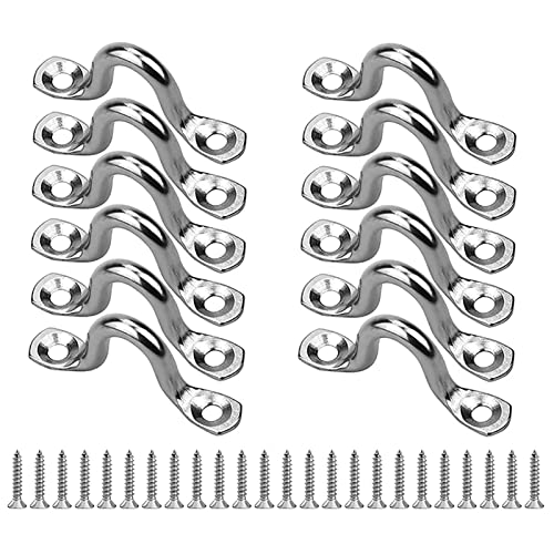 Alça de iate marinho - Iate Grab Marine Handle,Alça de iate de aço inoxidável resistente 12 peças, l
