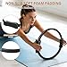 NEBORASTEP Home Pilates Kit, 15-Inch Pilates Ring with 2 Pilates Ball,2 massageballs,3 Resistance Bands for Toning Arms, Thighs/Legs & Core,1 Detachable Tension Strap