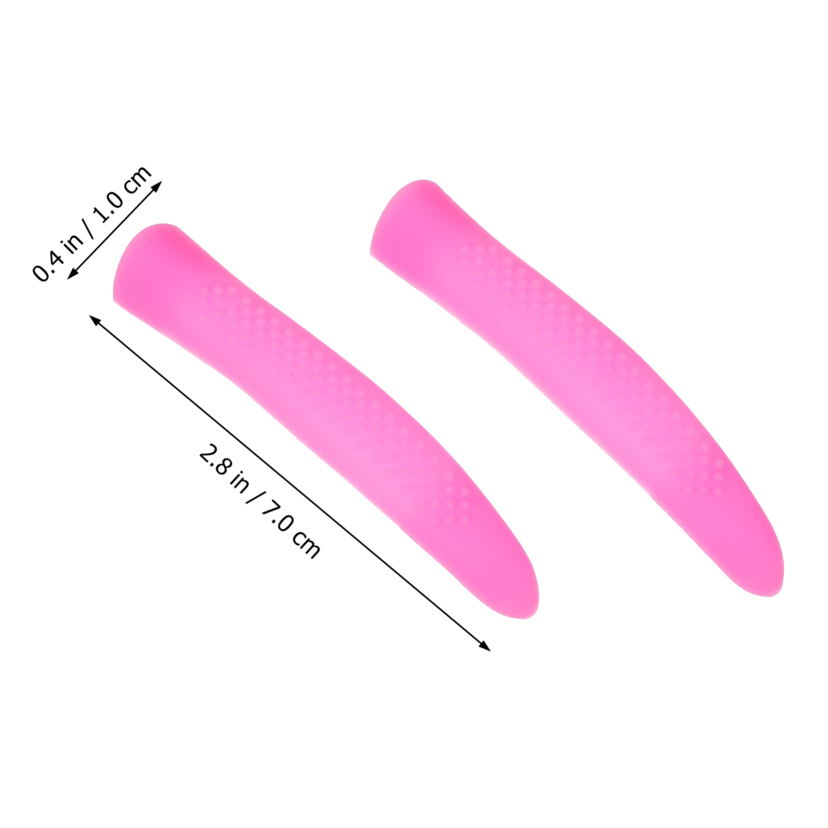 3 Set Copertura Forbicine Cuticole Silicone Antiscivolo Per Manicure E Domestico Facile Installare E Riutilizzabile 5 Paia*3