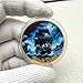 Pirates of The Caribbean Challenge Coin - Black Pearl Ship & Caribbean Pirates Skull Design, Premium 3D Embossed Metal Coins, for Collectors