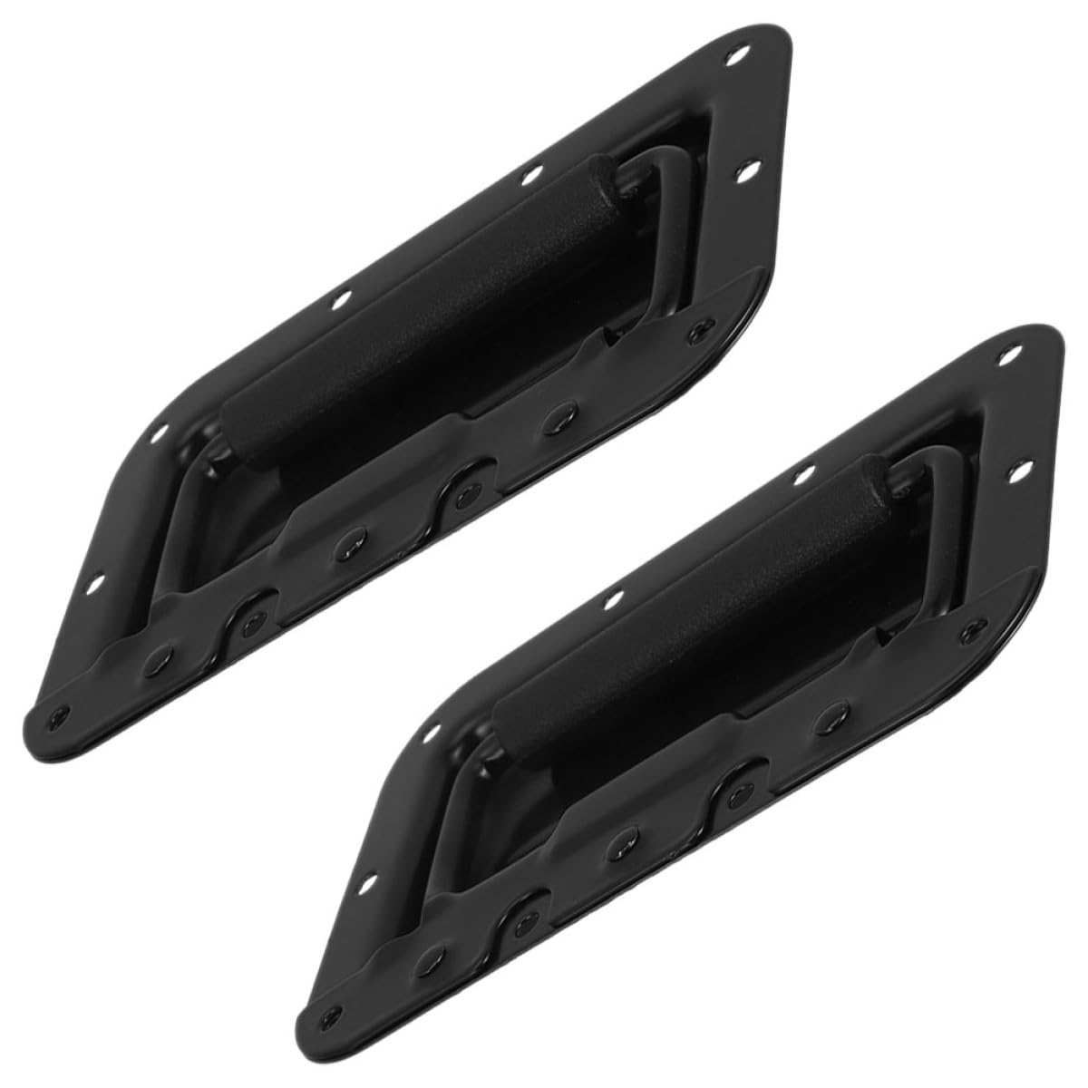 Poignées encastrées à ressort ultra robustes pour coffres et flight cases