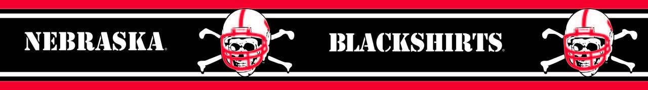 Trademarx Nebraska Blackshirts Peel-N-Stick Border