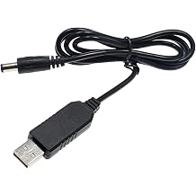 USB 5 to 12 V Boost Converter | USB Step Up Converter Cable - Home Electronics Gadget Devices for Keyboard Piano, Mini Fan, LED Desk Lamp, Wireless Router, DC Power Converter Cable