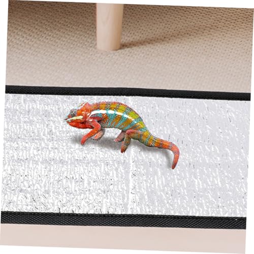 Alfombrilla térmica reflectante de aluminio para reptiles miniatura 4