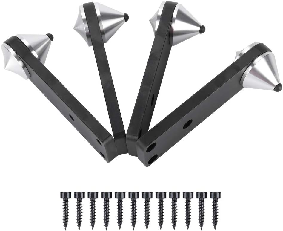 4PCS Speaker Foot Combined Type Shockproof All-Aluminum...