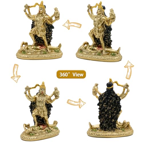 Estatua Hindú Diosa Kali Decorativa 5 pulg miniatura 2
