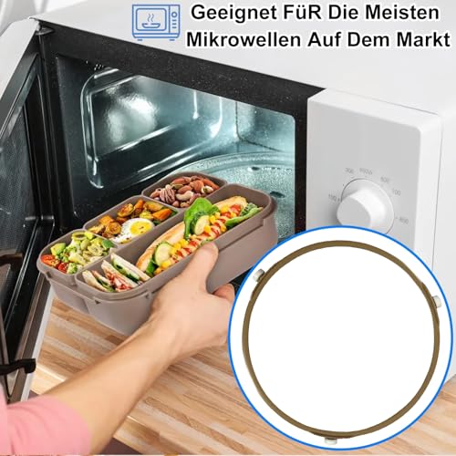 Cfcyhla Universal Mikrowelle Drehring - Ring Drehscheibe Halter - Zubehör für die meisten Mikrowellenherdmodelle Mikrowelle Drehring Universal 22cm Mikrowellenzubehör