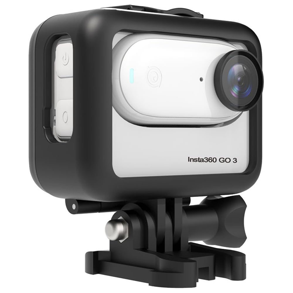 Carcasa protectora para Insta360 GO 3 en plástico negro resistente contra arañazos 8