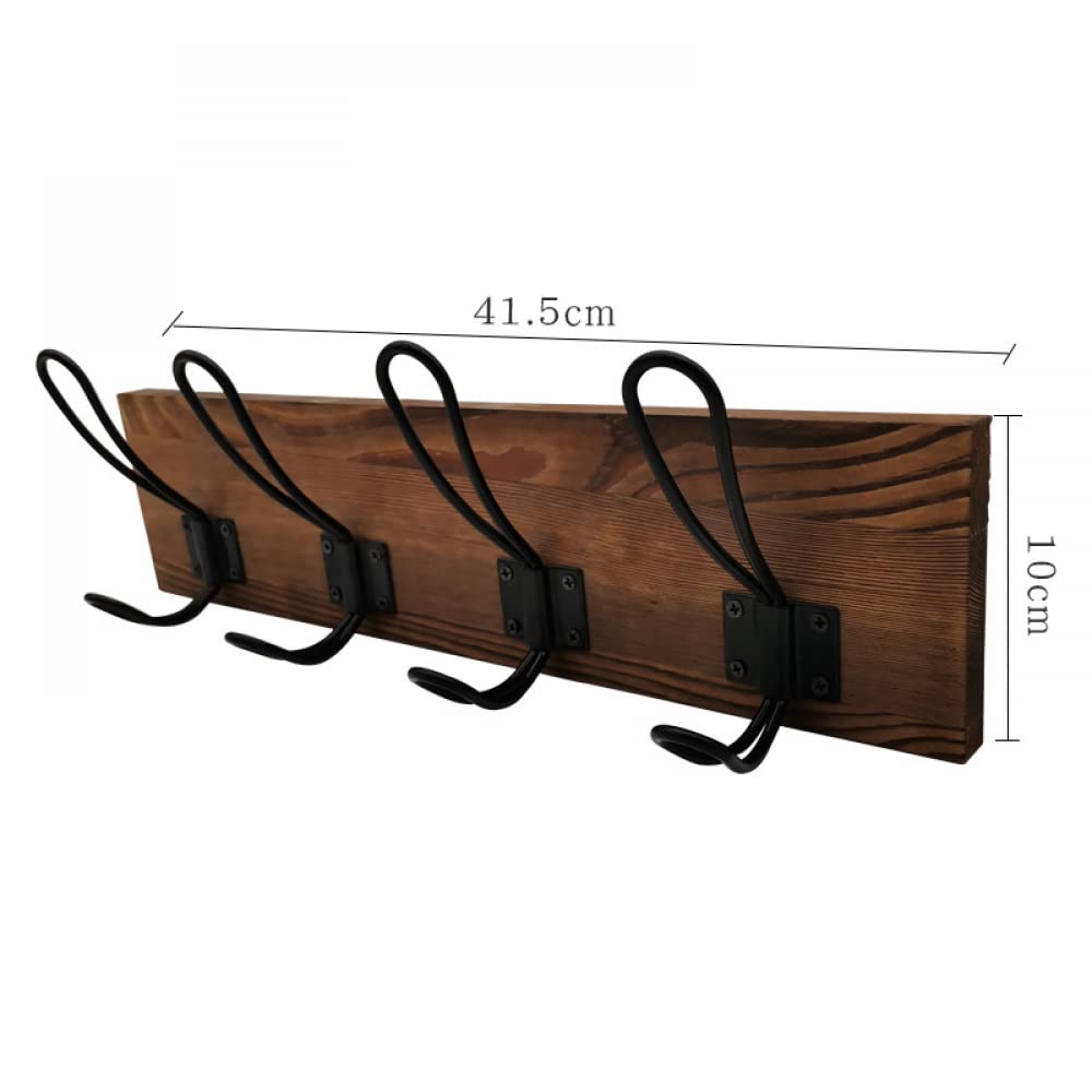 Appendiabiti A Muro A Forma Di Note Musicali - Set Di 3 Ganci In Ferro, Design Italiano, Dimensioni 12x30 Cm, Nero