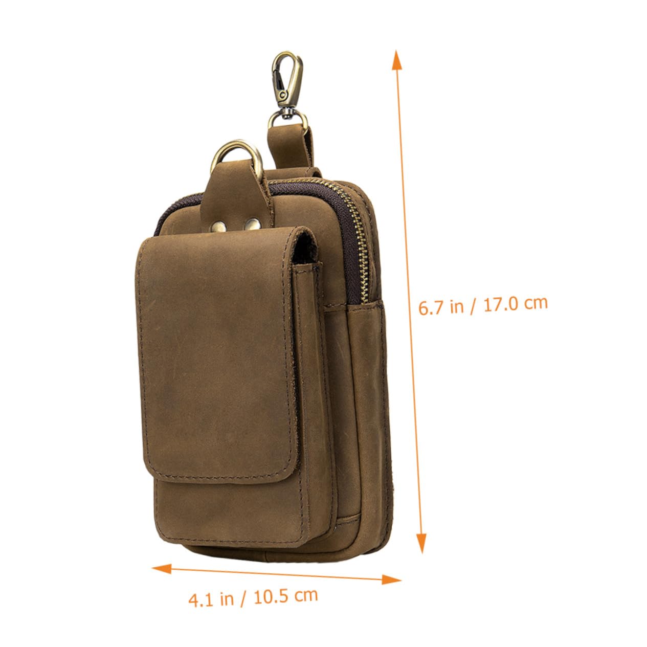 Healifty Pochette Téléphone Portable Étui Ceinture avec Porte-clés Multifonction pour Randonnée Camping Cyclisme Hommes Femmes