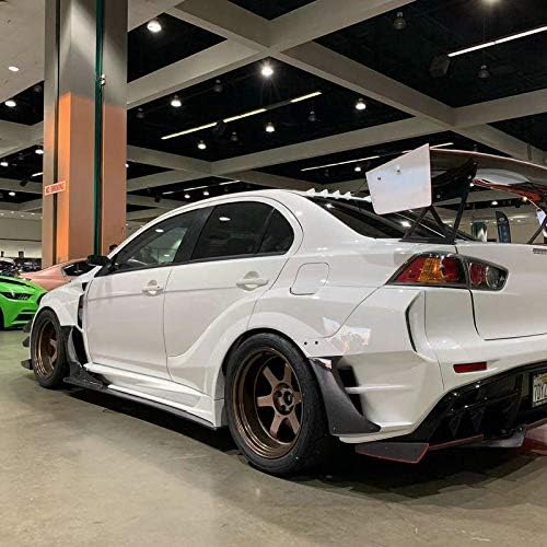for EVO 10 auto tuning parts VRSV2 Wide Style carbon Rear Bumper air Duct