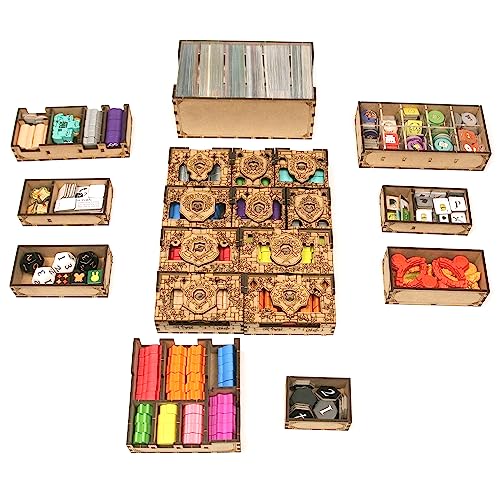 Image of TowerRex Organizer for Root Board Game and Underworld, Riverfolk, Marauder, Clockwork Expansions, Storage Insert, Accessories Upgrade