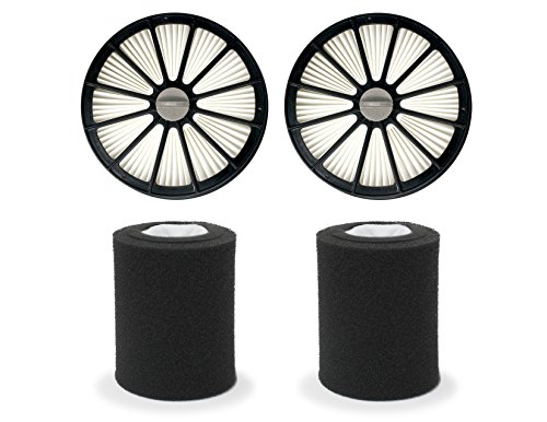 Fette Filter - Pet Hair Eraser Lift-Off Compatible with Bissell 20871 & 2087. Compare to Part # 1612637 & 1612631. (Pack of 2)