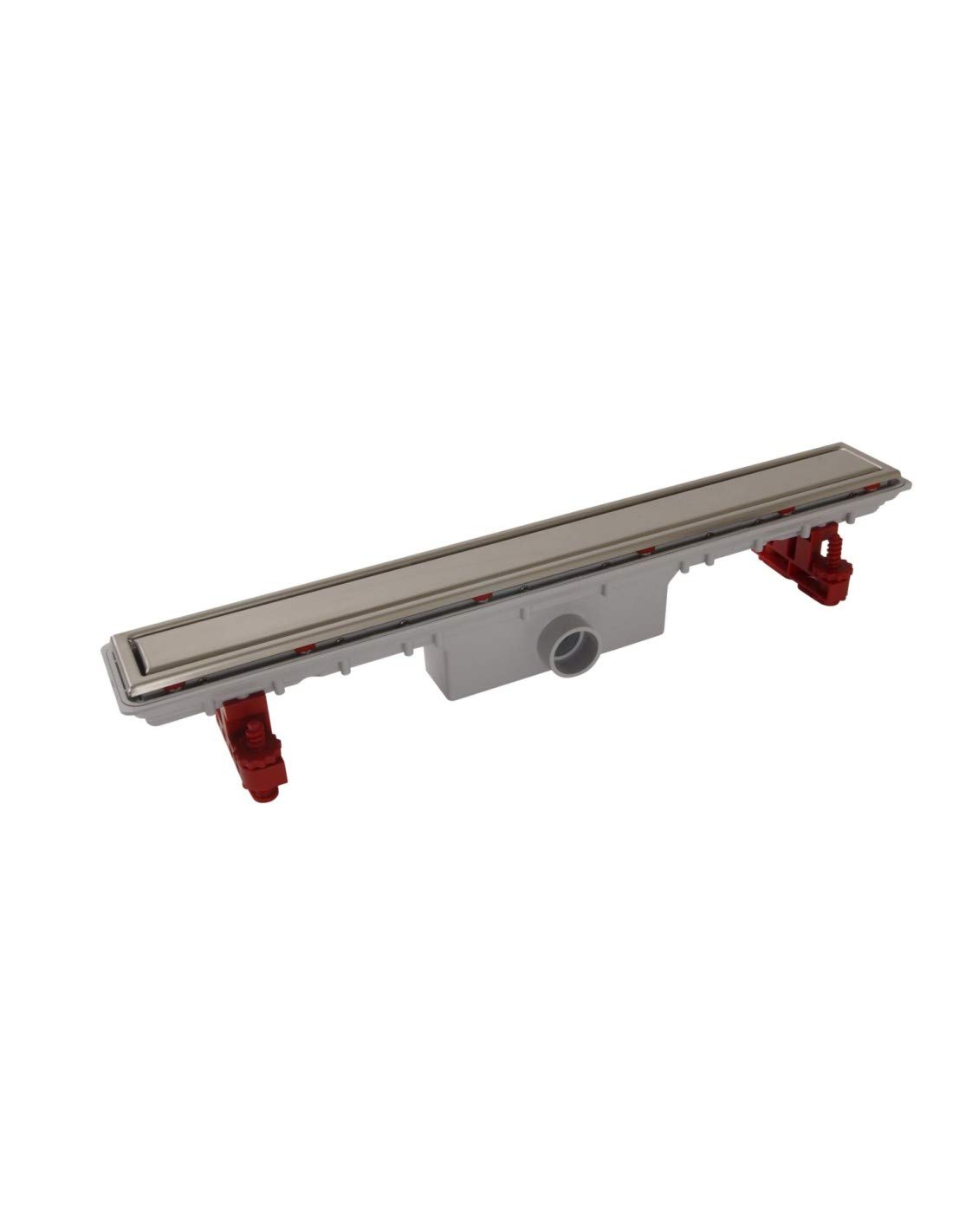 Caniveau De Douche 390mm Diamètre 40mm + Grille Inox Réversible - SICAN40R