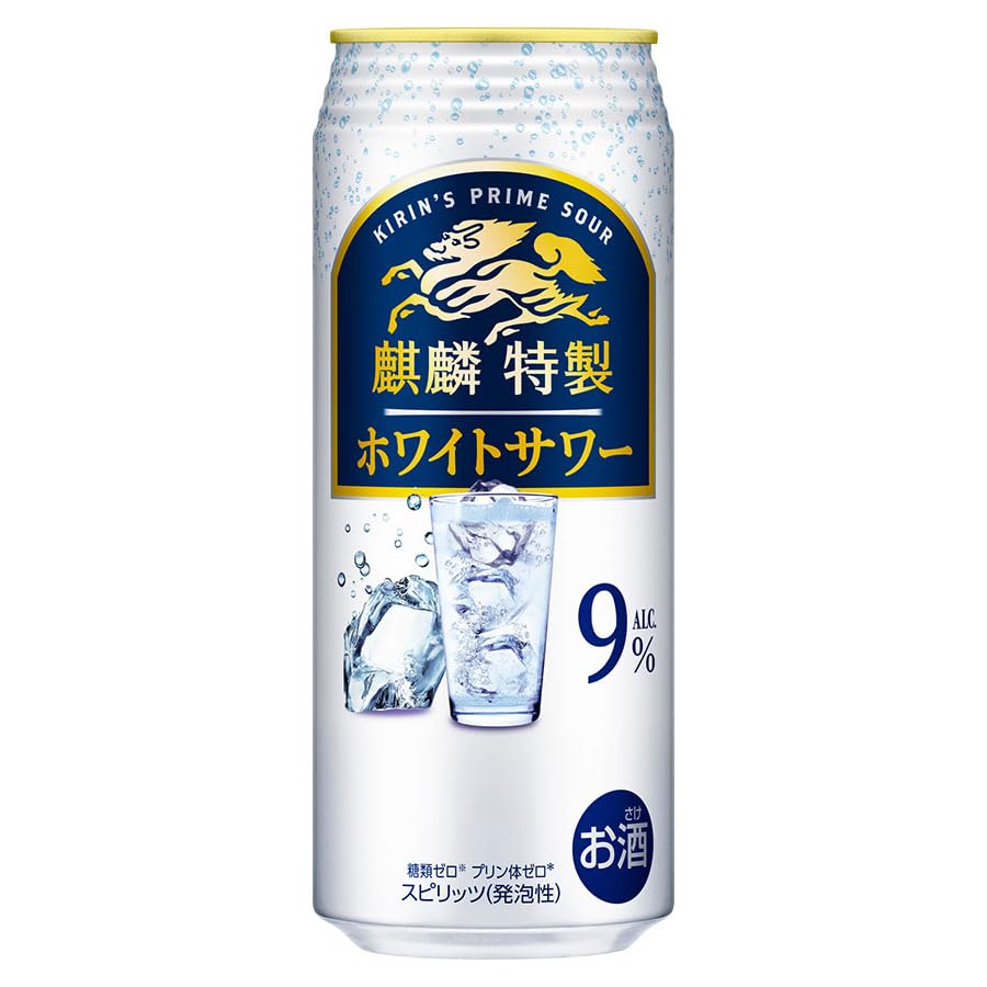 Amazon.co.jp: 麒麟特製 ホワイトサワー 9度 [缶] 500ml x 24本[ケース