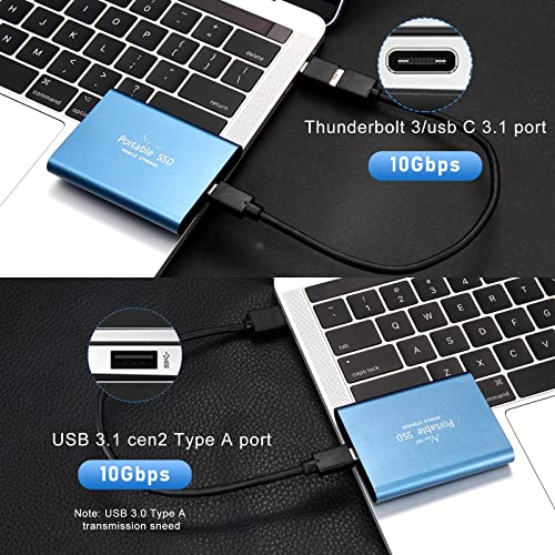 Image of BNF SSD USB 3.1 External Solid State Drives Hard Disk for PC Laptop 1TB Blue|Computers /Tablets & Networking | Drives, Storage & Blank Media |Solid State Drives|1 Pcs Solid State Drive