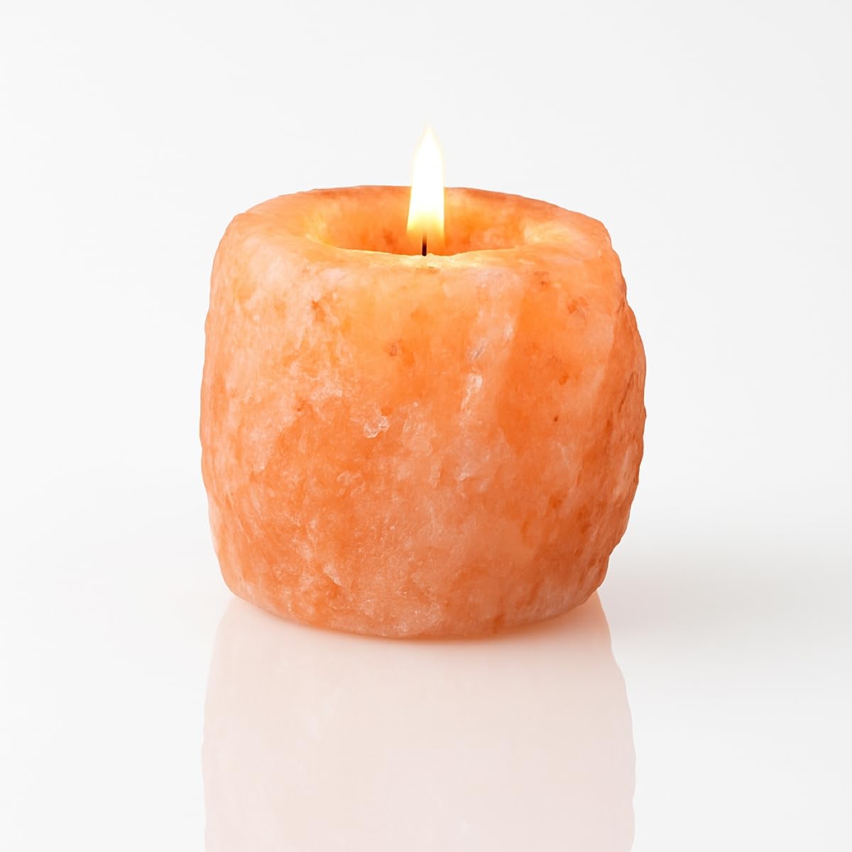 Amazon.co.jp: ヒマラヤ岩塩 ピンクソルト キャンドルホルダー