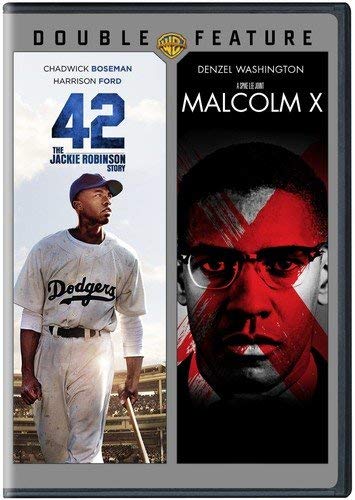 Amazon.com: 42: The Jackie Robinson Story / Malcolm X - Double Feature ...