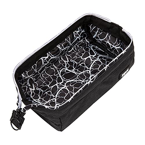 Zipit Lenny Pencil Case Bundle, 2 Pack Pencil Pouch With A Wide Opening And Zipper Closure, Teal And Black #TOP6