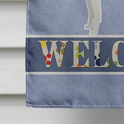 Greyhound Welcome Flag grand drapeau résistant aux intempéries pour façade de maison - 5
