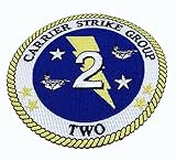 Squadron Nostalgia LLC Carrier Strike Group 2 Patch – Plastic Backing