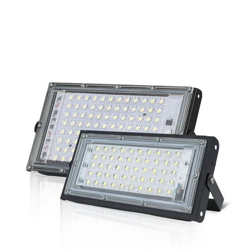 TETEOM 100W impermeable IP65 LED reflector de luz de inundación iluminación de jardín al aire libre Led Focos LED Exterior(Cold White)