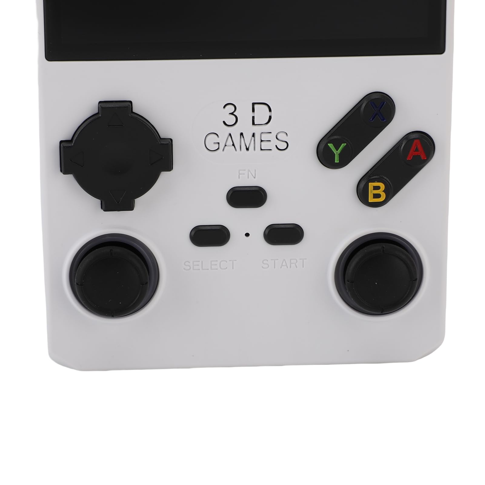 Goshyda Handheld -Spiel, Tragbare Retro -Gaming -Konsole mit RGB -Farben, die in 256 GB Speicherkarte 45 Emulatoren Eingebaut Sind, 4.0 Im HD -Bildschirm Video Player (WHITE)