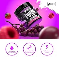 Warrior Pump Pre Workout ohne Koffein, Non-Stim – Blazin Berry koffeinfrei, für Pump & Fokus, stimulanzienfrei, auch abends – Ansicht 6